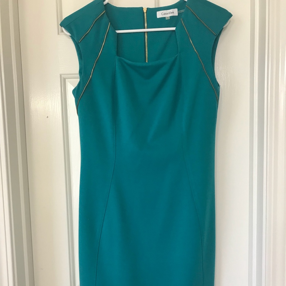 Calvin Klein Zipper Detail Dress